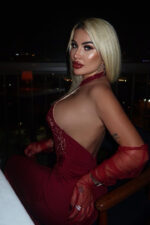 Oksana Strada Eldiven - Bordo - Görsel 7