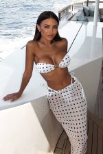 Alyana Brazilian Bikini Üçlü Set - Beyaz
