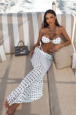 Alyana Brazilian Bikini Üçlü Set - Beyaz - Görsel 2