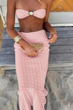 Alyana Brazilian Bikini Üçlü Set - Pembe - Görsel 2