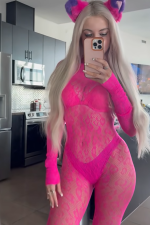 Tina New Leo Vücut Çorabı - Pembe - Görsel 2