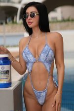 Ariana Jeans Desen Mayokini - Mavi