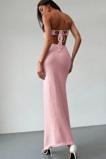 Emmy İkli Örme Elbise - Pembe - Görsel 4