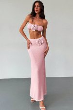 Emmy İkli Örme Elbise - Pembe - Görsel 7