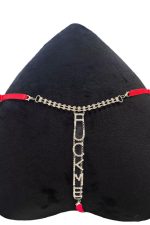 Gold String Tanga Fantezi Külot - Kırmızı