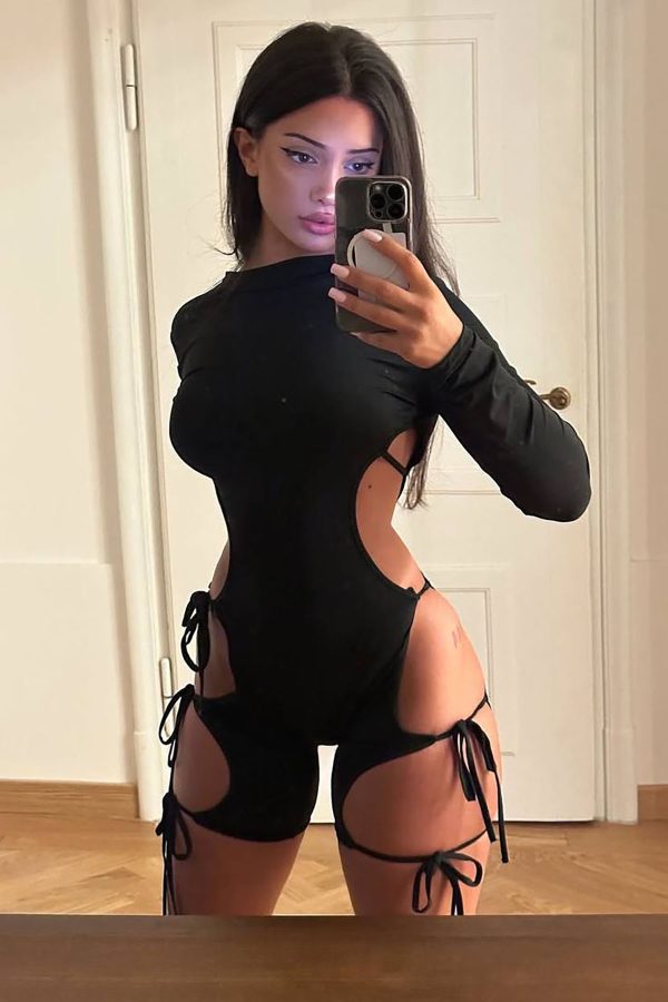 Annika Fantezi Elbise - Siyah