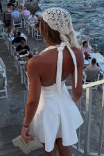 Lorena Mini Elbise - Beyaz - Görsel 2