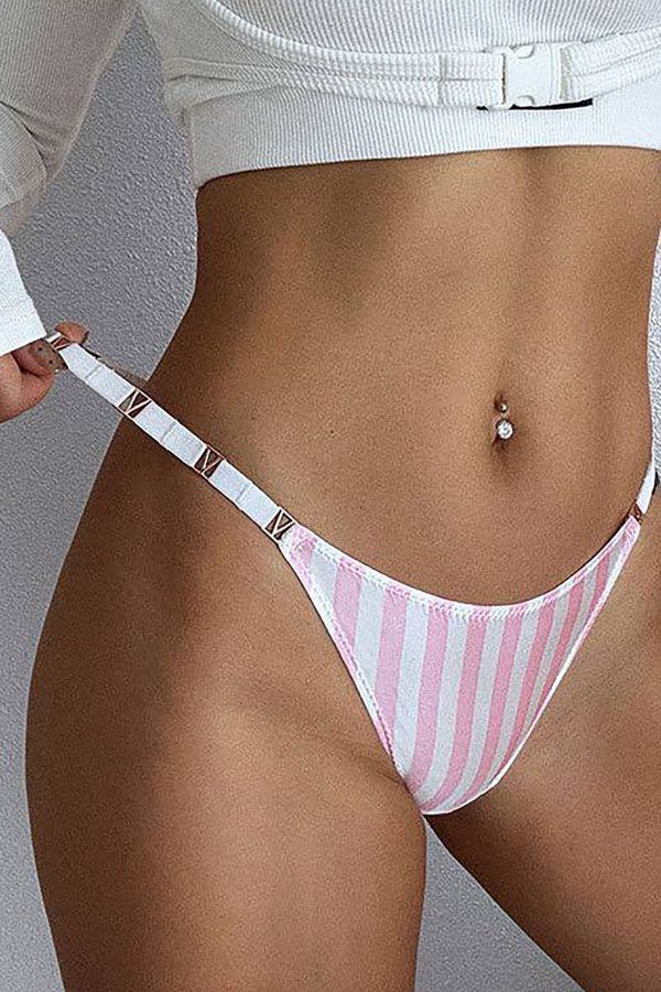 Viki Tanga Külot - Beyaz-Pembe