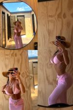 Yıldız Detay Üçlü Brazilian Bikini Set - Pembe - Görsel 2